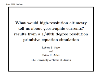 Presentation cover