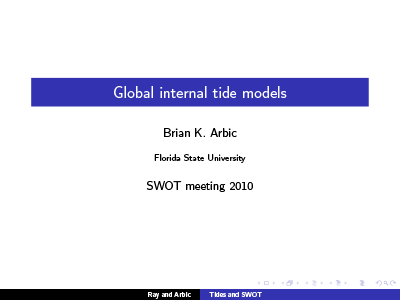 Presentation cover