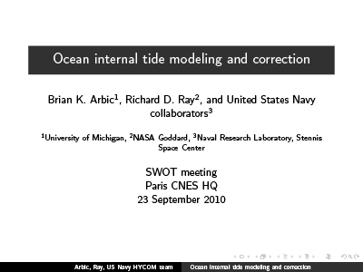 Presentation cover