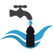 Transboundary river icon