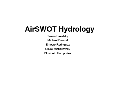 Presentation cover