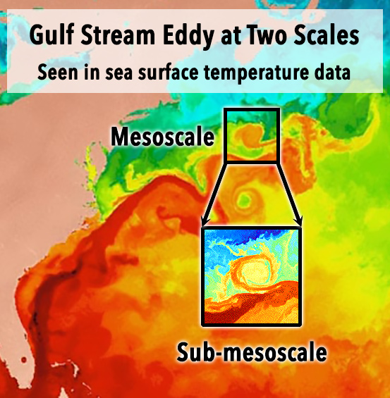 Gulf Stream Eddy at Two Scales