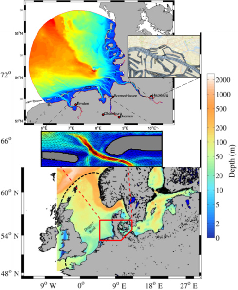 Example of coastal and estuarine model implementations