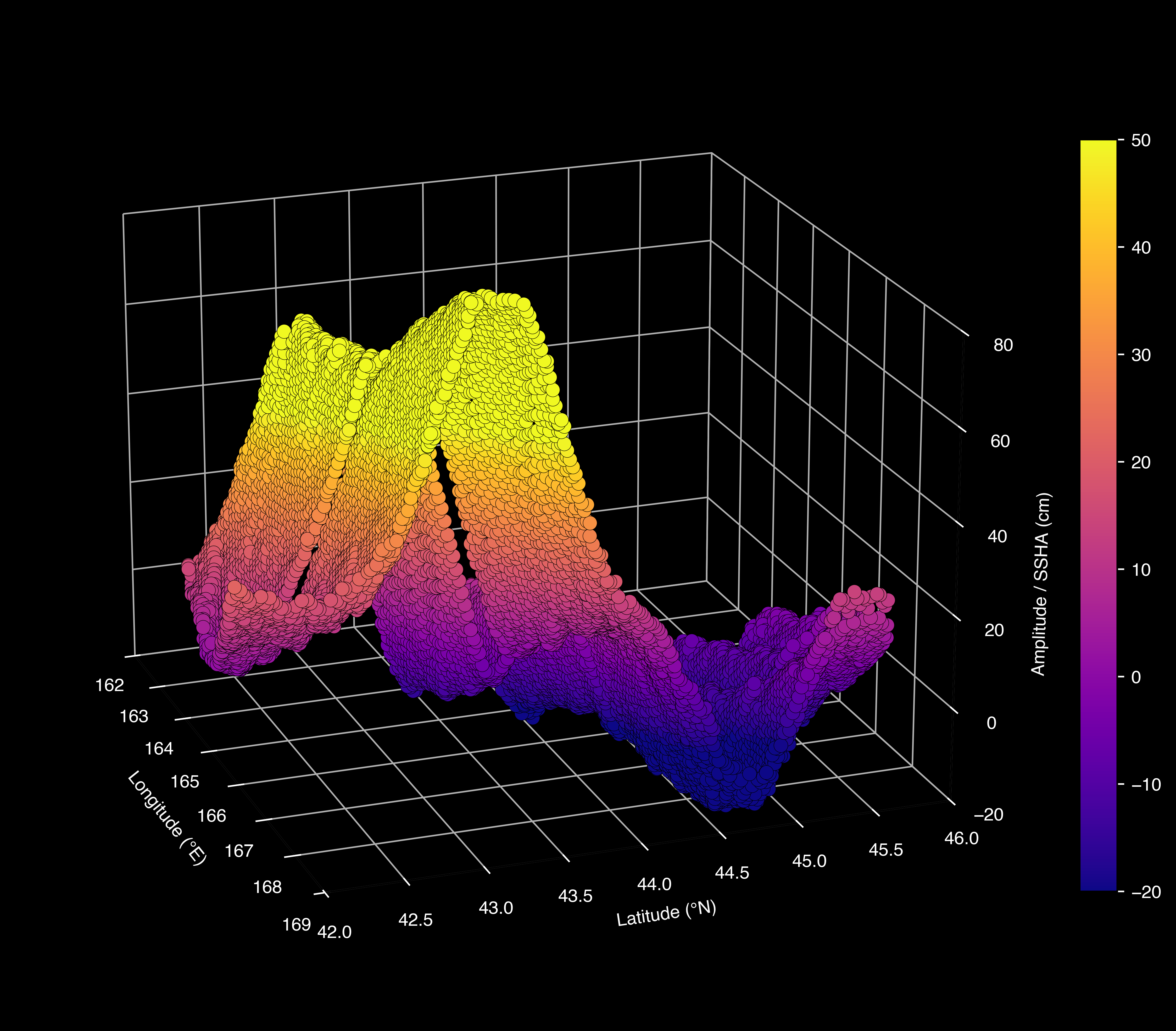 Visualization depicts the leading edge of the tsunami