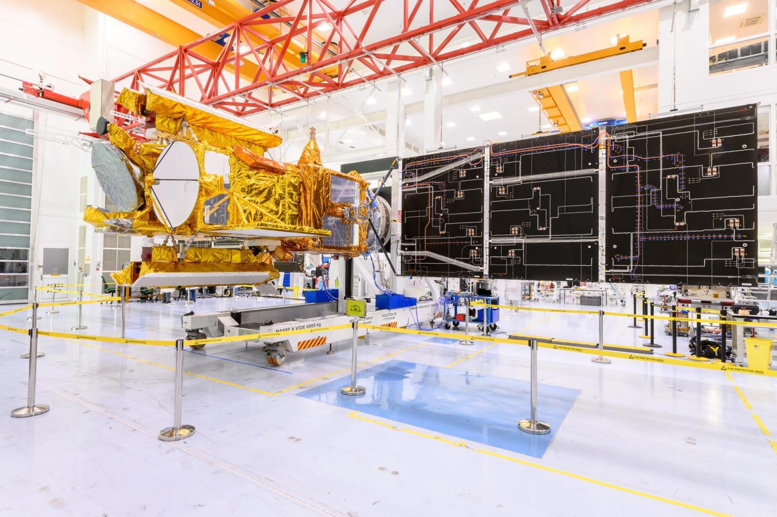 A SpaceX Falcon 9 rocket will launch the Surface Water and Ocean Topography (SWOT) satellite from Space Launch Complex-4 East at Vandenberg Space Force Base in California, on Monday, Dec. 5, 2022. Photo credit: CNES/Thales Alenia Space
