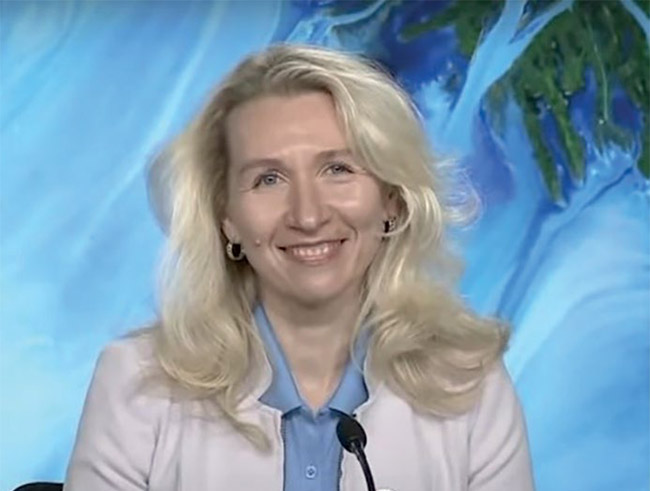 Photograph of SWOT's Program Scientist, Nadya Vinogradova Shiffer.